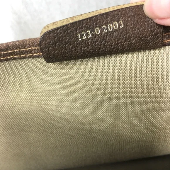 Gucci authentic brown monogram coated canvas tote bag - Picture 15 of 15